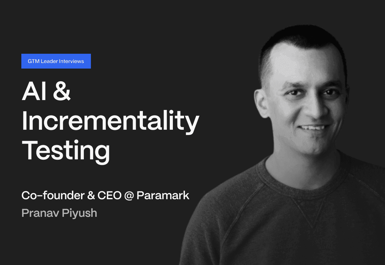 Pranav Piyush (Paramark) on Marketing Science and Entrepreneurship