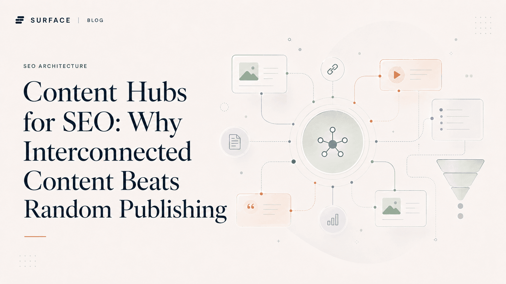 Content Hubs for SEO: Why Interconnected Content Beats Random Publishing