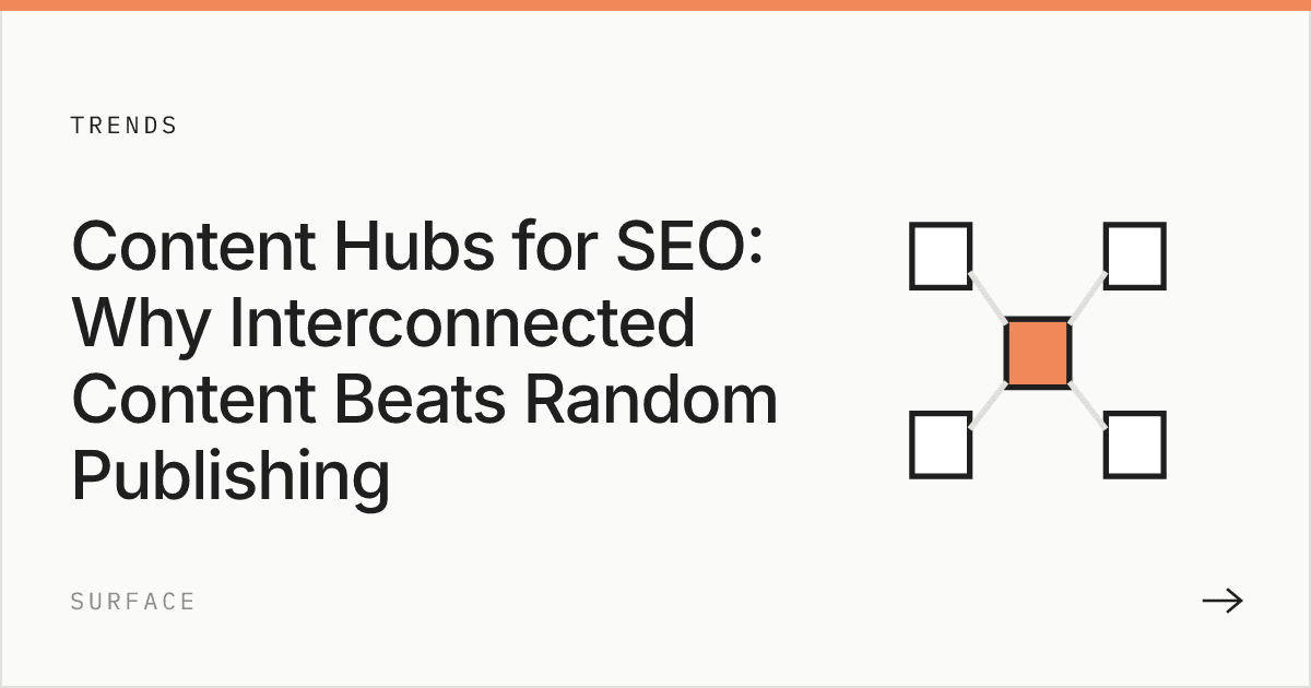 Content Hubs for SEO: Why Interconnected Content Beats Random Publishing