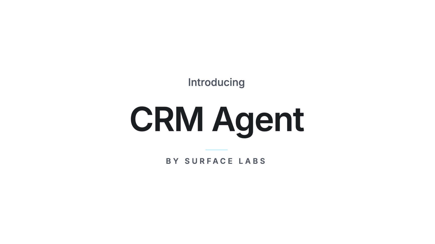CRM Agent