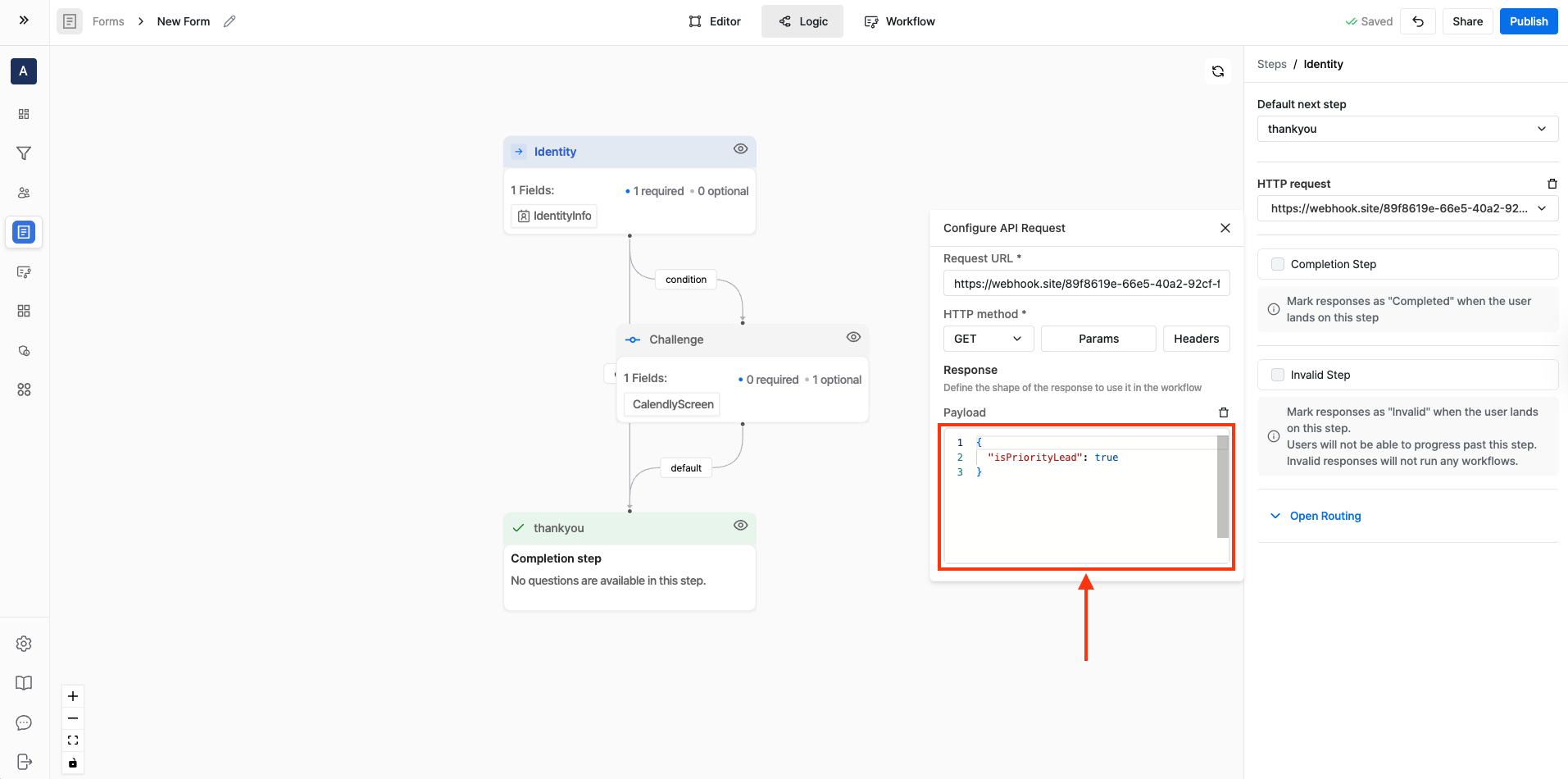 Manually Configure the API Response